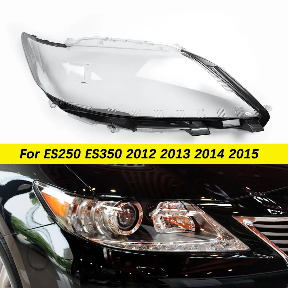 

For Lexus Es250 Es350 2012 2013 2014 2015 Car Accessories Replacement Transparent Lights Shell Headlight Lampshade Shade Cover