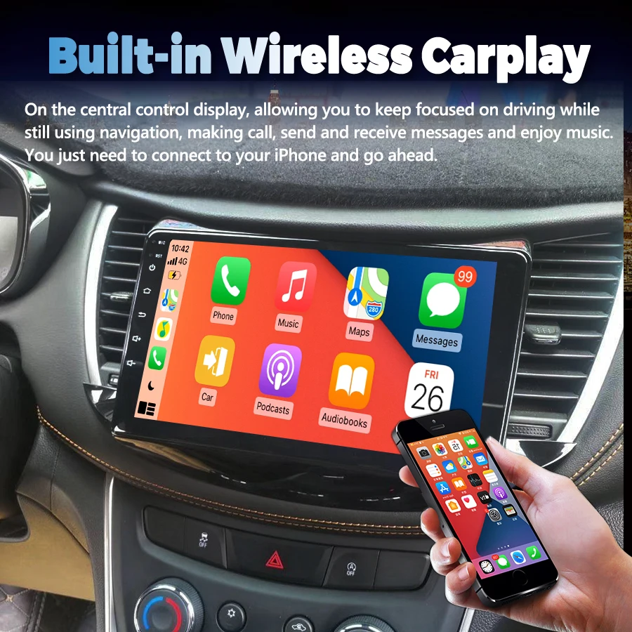 Rádio do carro para chevrolet rastreador 2017 128gb android 14 tela 2din carro multimídia gps autoradio bt player de vídeo unidade principal estéreo