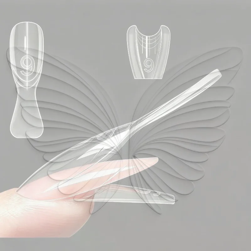 Dual-Form Nail Forms 120/240Pcs Efficient Quick Nail Extension Tools for Professional Salon Home DIY Nail Art