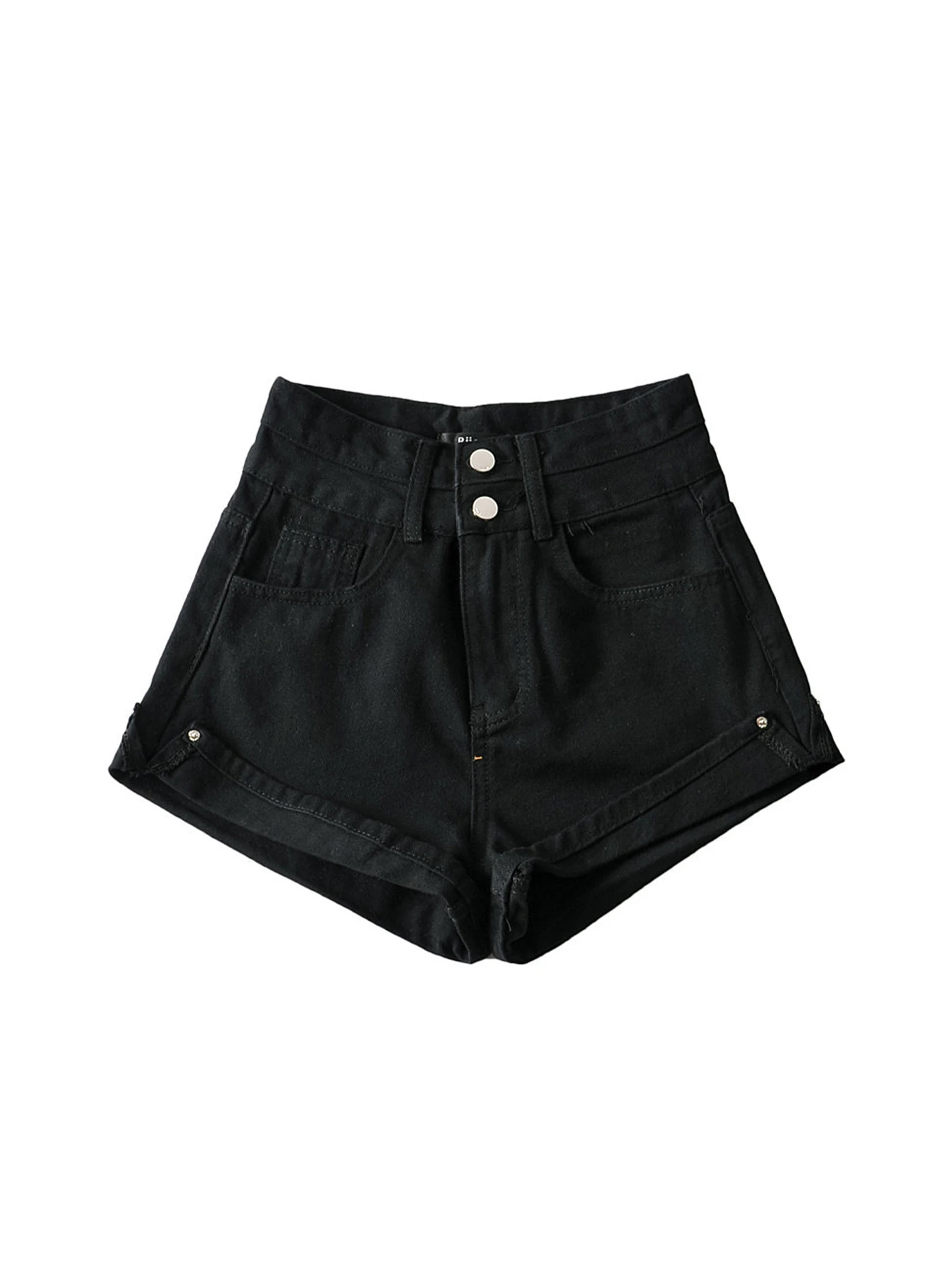 Women's Light Blue Y2k Gyaru Denim Shorts Nightclub Micro Hot Booty Cowboy Pants Club Party Sexy Mini Beach Jeans Shorts Summer