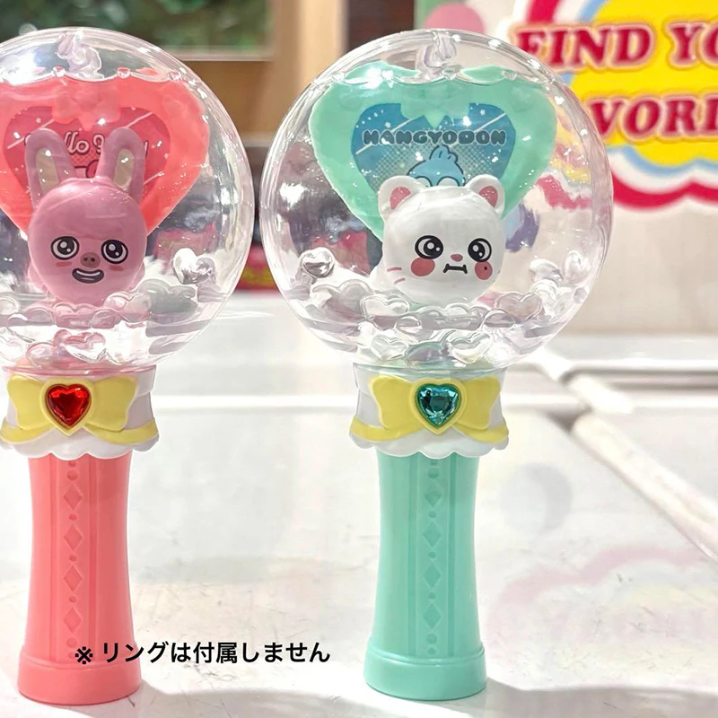Bandai ใหม่ Sanrio Magic Wand ตัวเลขการกระทํา Hello Kitty Cinnamoroll Melody Pom Pom Purin Hangyodon ของแท้ของเล่น Gashapon