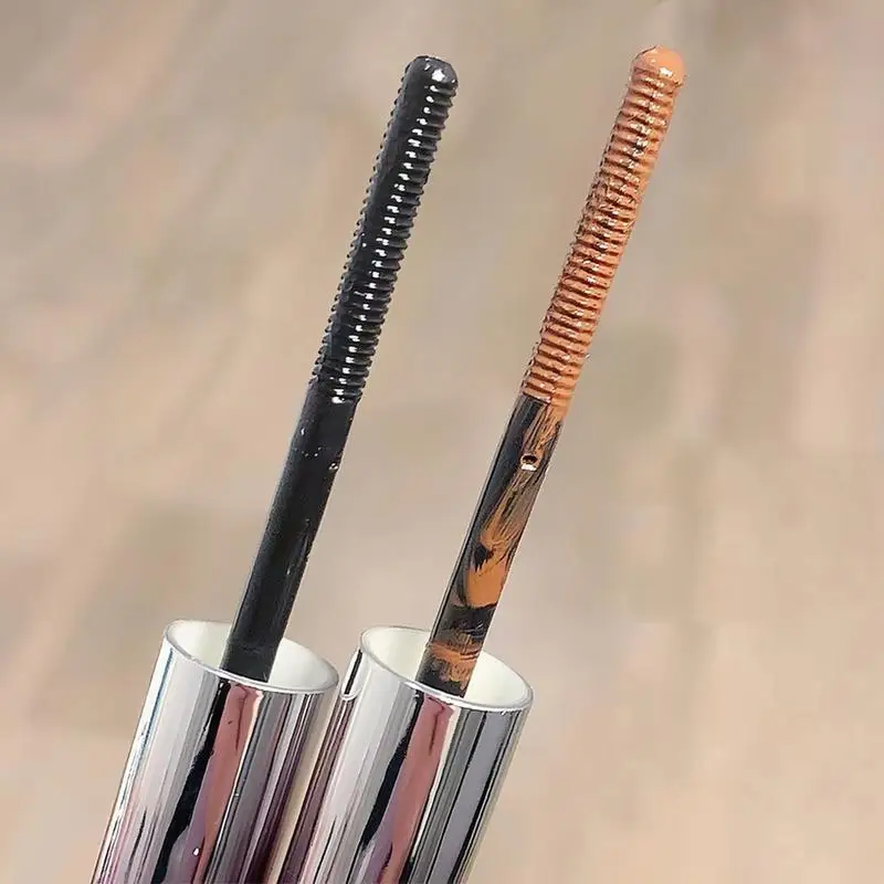 Impermeável Smudgeproof Black and Brown Mascara, Curling Alonga Extensões de Cílios, Não mancha, Cabeça de Metal, Olhos Maquiagem, Cosméticos Ferramenta