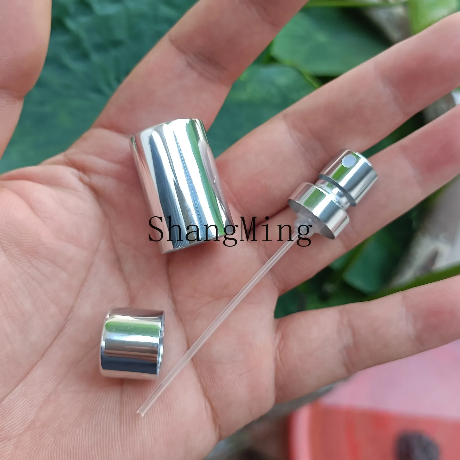 CL polished perfume bottle crystal white material glass flat square bayonet polished glass perfume bottle