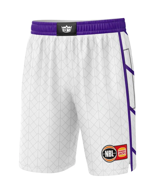 2023-24 Javier Cooking Sydney Kings away jersey SHORTS (nome e número personalizados)