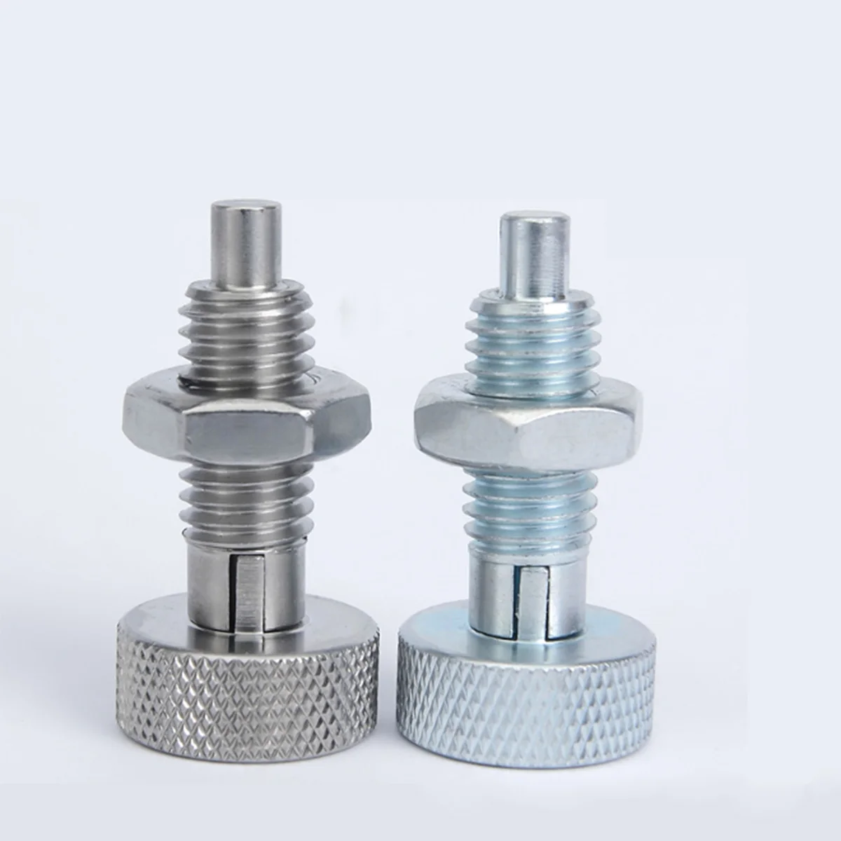 Industrial Retractable Spring Plunger M6 M8 M10 M12 M16 Knurling Head Knob Positioning Stop Lock Index Pin