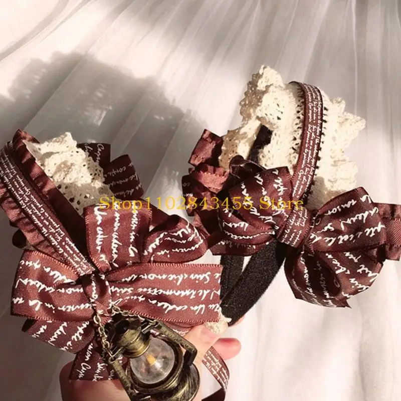 

49MC Women Girls Cartoon Bear Ear Shaped Headband Durable Shower Hair Hoop