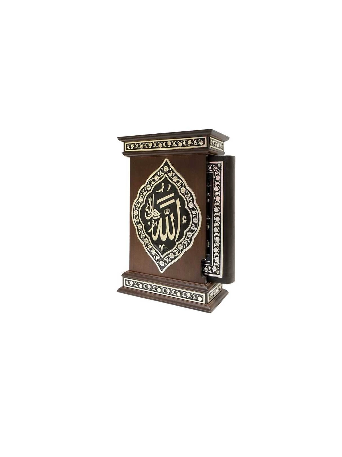 Silver Plated Quran and Kaaba Shaped Box - Medium - Hayrat Publications