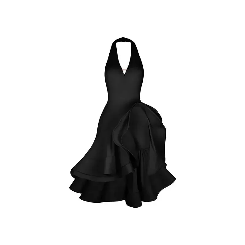 Black Latin Dance Professional Sexy Chacha Dance Competition Dress for Women  Adult Party Dresses Stage Outfit 2025 New