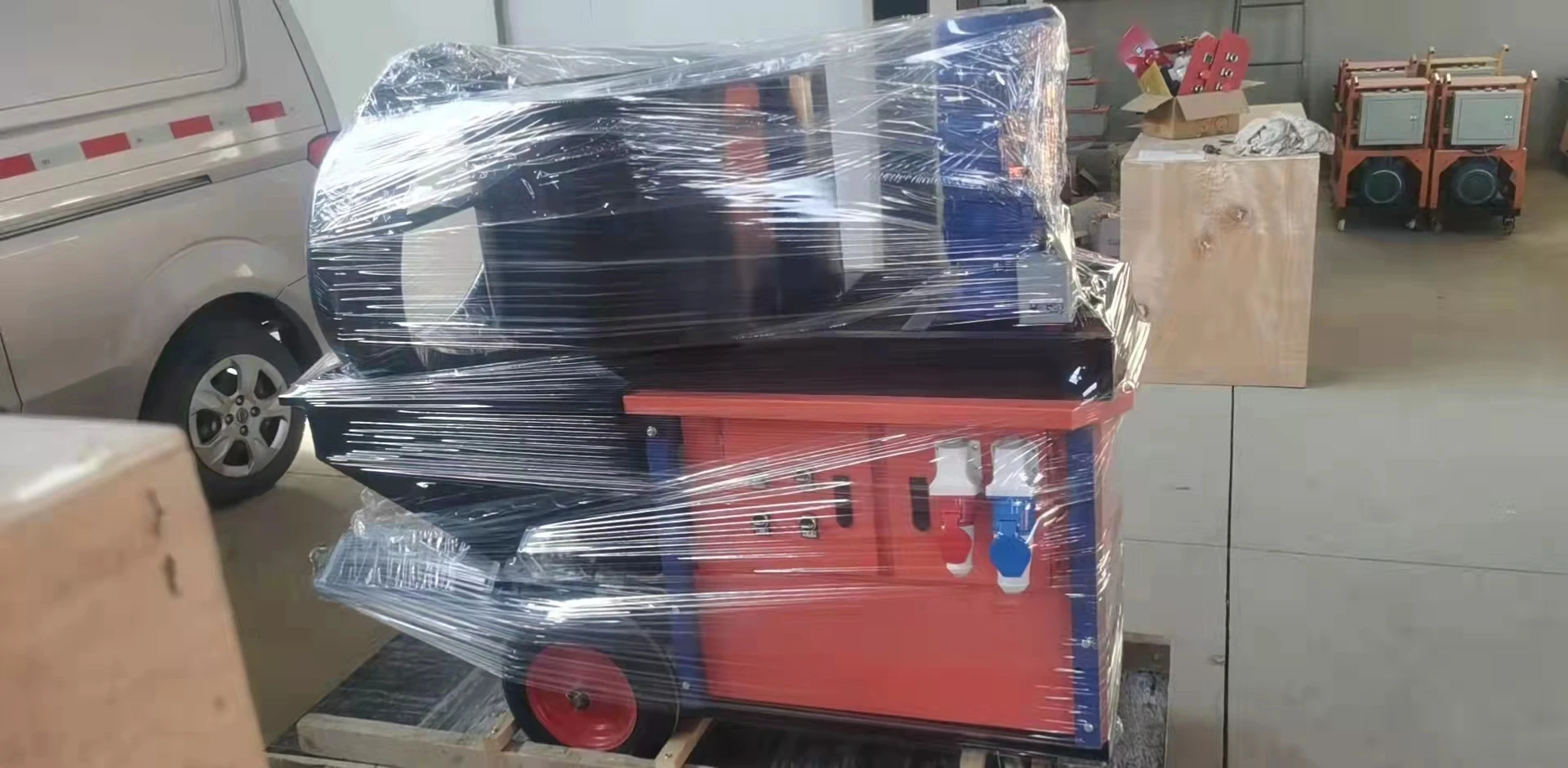 Smart Electric Mortar Spraying Machine Cement Plaster Pump with Adjustable Output for Various Wall Construction Needs