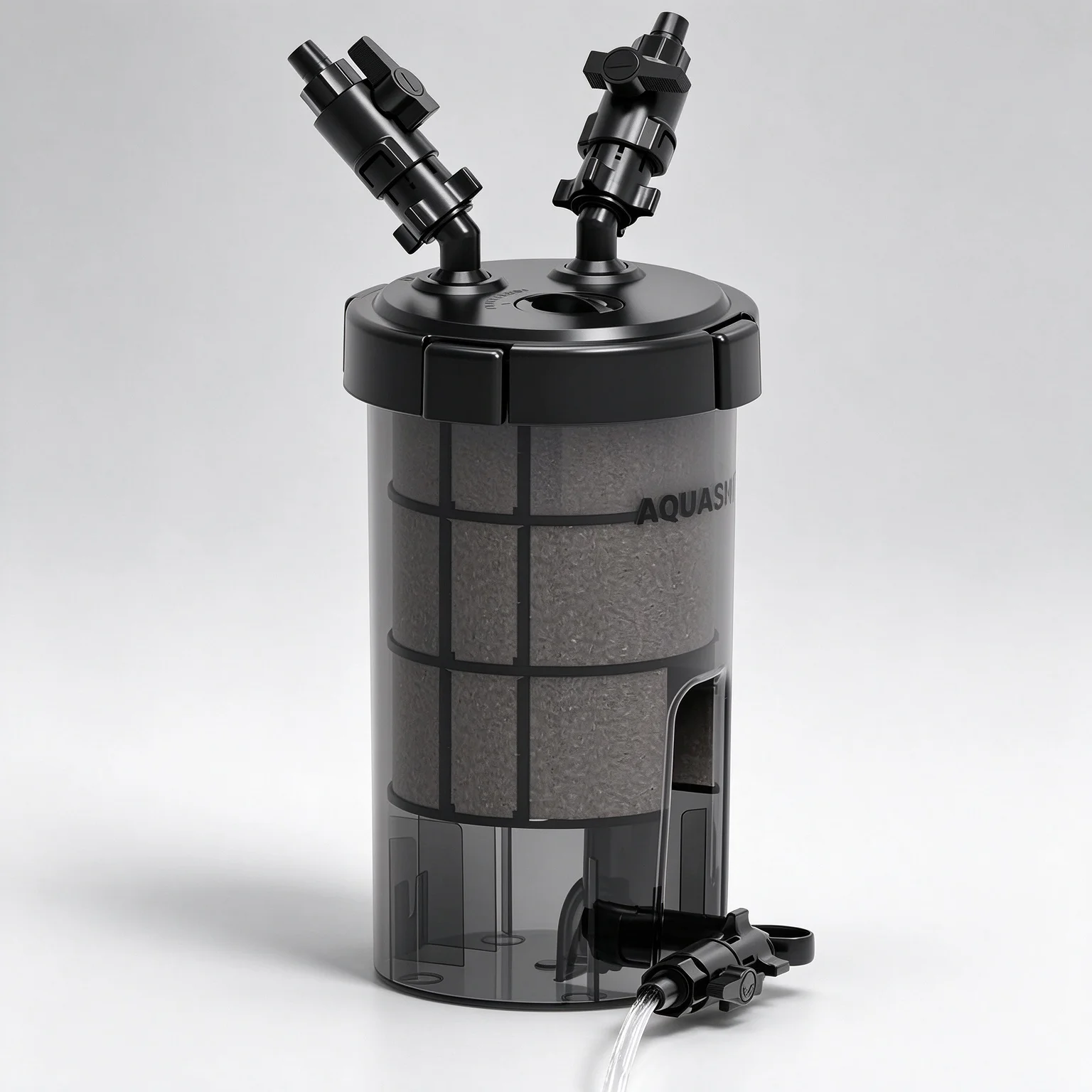 Non-Powered Prefilter Canister Filters for Aquarium,Self-Cleaning Aquarium Filter,Forms Synergistic Filtration System with Main Canister Filter,Extends Main Filter Maintenance
