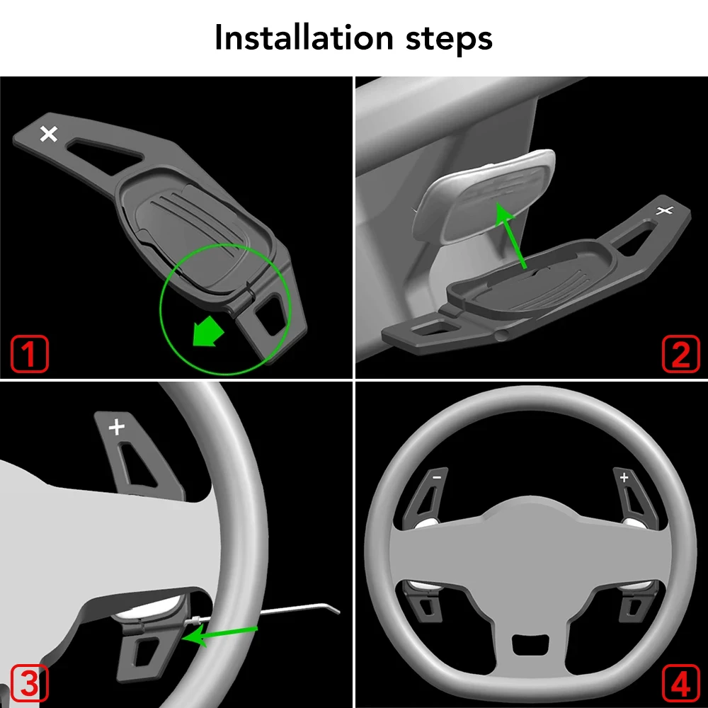 For Cupra Ateca Formentor Leon 2021 2022 2023 Car Steering Wheel Shift Paddle Gear Paddles DSG Extension Styling Car Accessories