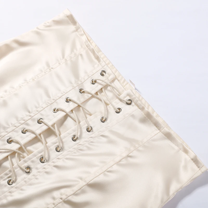 Sexy Lace Bandage Women's Skirt Patchwork Hip Package Empire Female Midi Skirts 2026 Summer Autumn All-match Lady Bottom