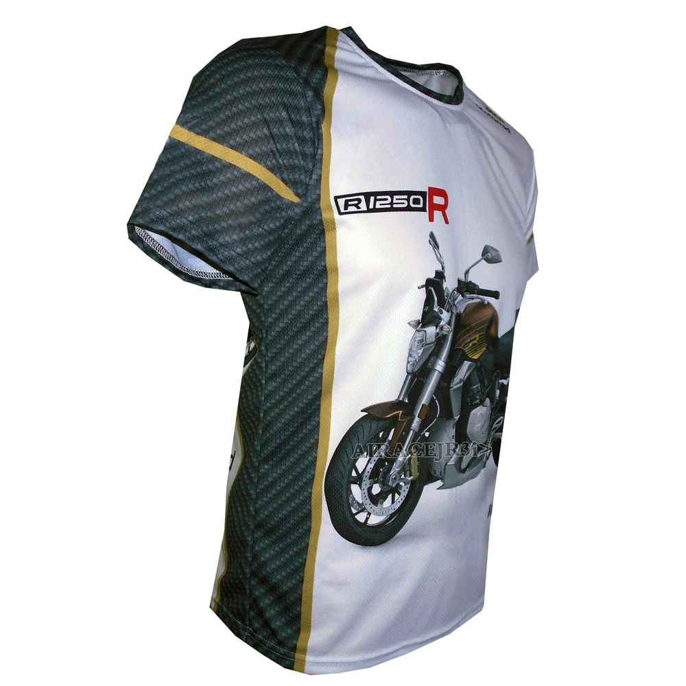 R1250 Motorcycle ADVENTURE Motos Locomotive Riding Quick Dry Short Sleeve For BMW Motorrad Travel Retro Summer T-shirt Men's