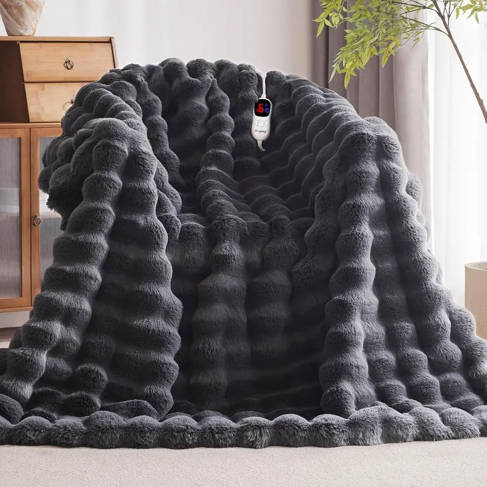 

Electric Heated Blanket with 10 Heat Levels and Auto-Off Timer, 50x60 Inches