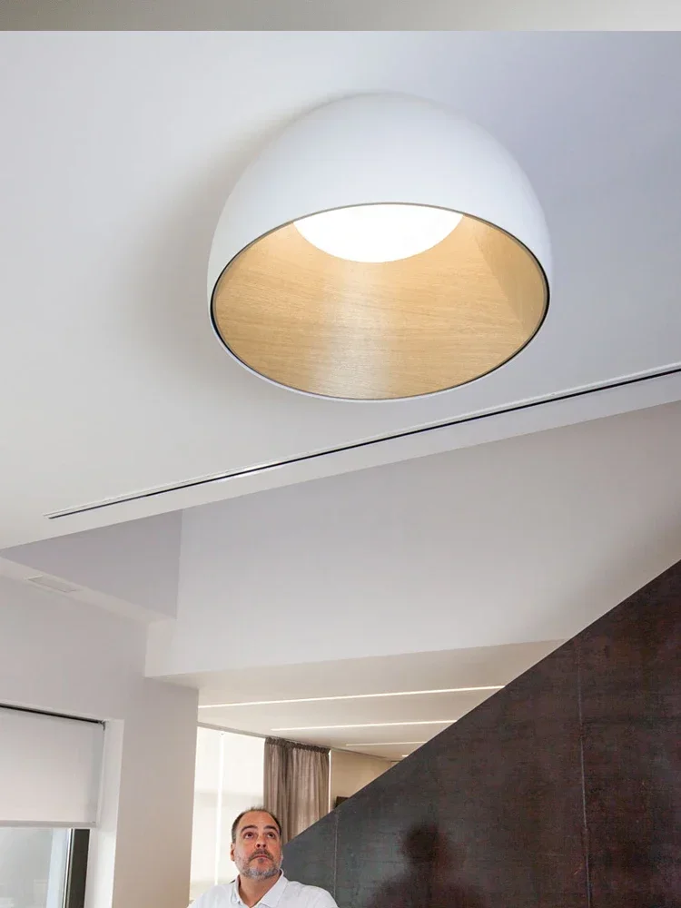 

Modern Minimalist Bedroom Lamp black Ceiling Lamp Creative Inclined Ceiling Room Light Personality white Study Lamp Room Decor