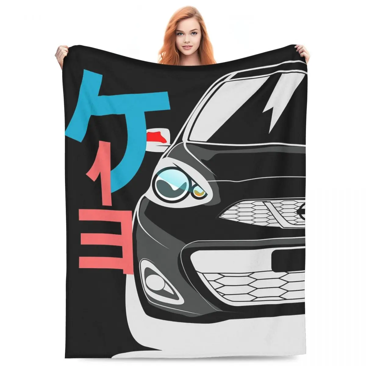 

March Micra K13 Blanket Flannel Sofa Throw Blanket Multi-function Throw Blankets for Couch Bedding Office Throws Bedspread Quilt