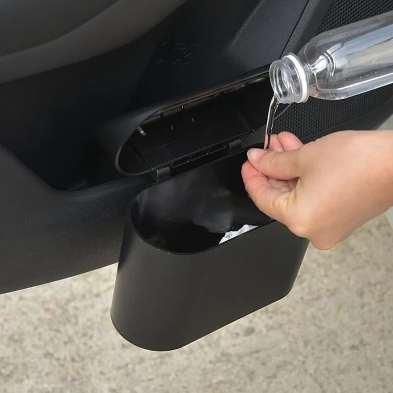 سلة مهملات السيارة المعلقة علبة غبار قمامة السيارة لشركة فيات 500 600 500l 500x بونتو ستيلو برافو فريمونت ستيلو باندا