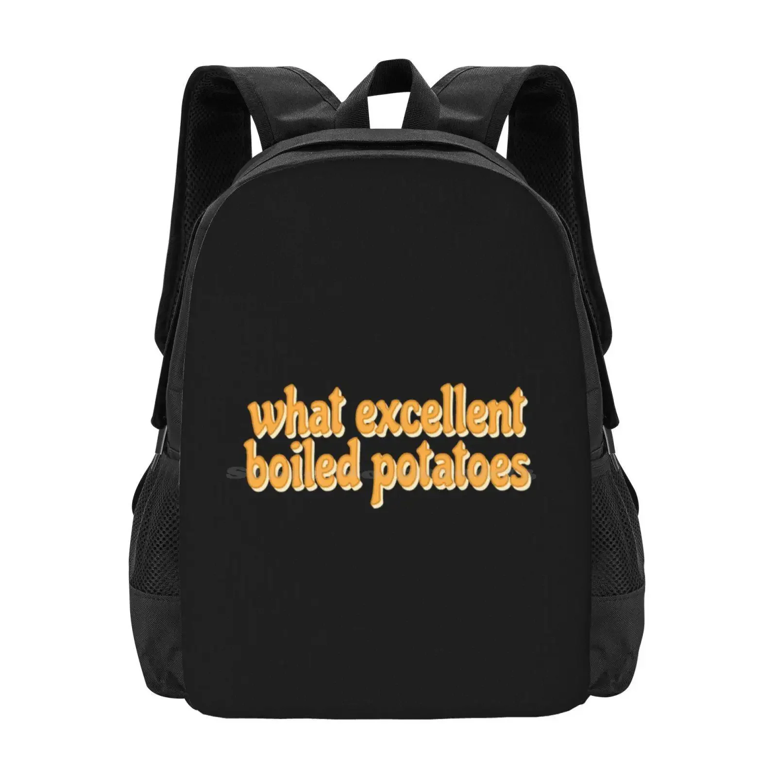 

What Excellent Boiled Potatoes Hot Sale Schoolbag Backpack Fashion Bags Pride And Prejudice Jane Austen Mr Collins Mr Darcy