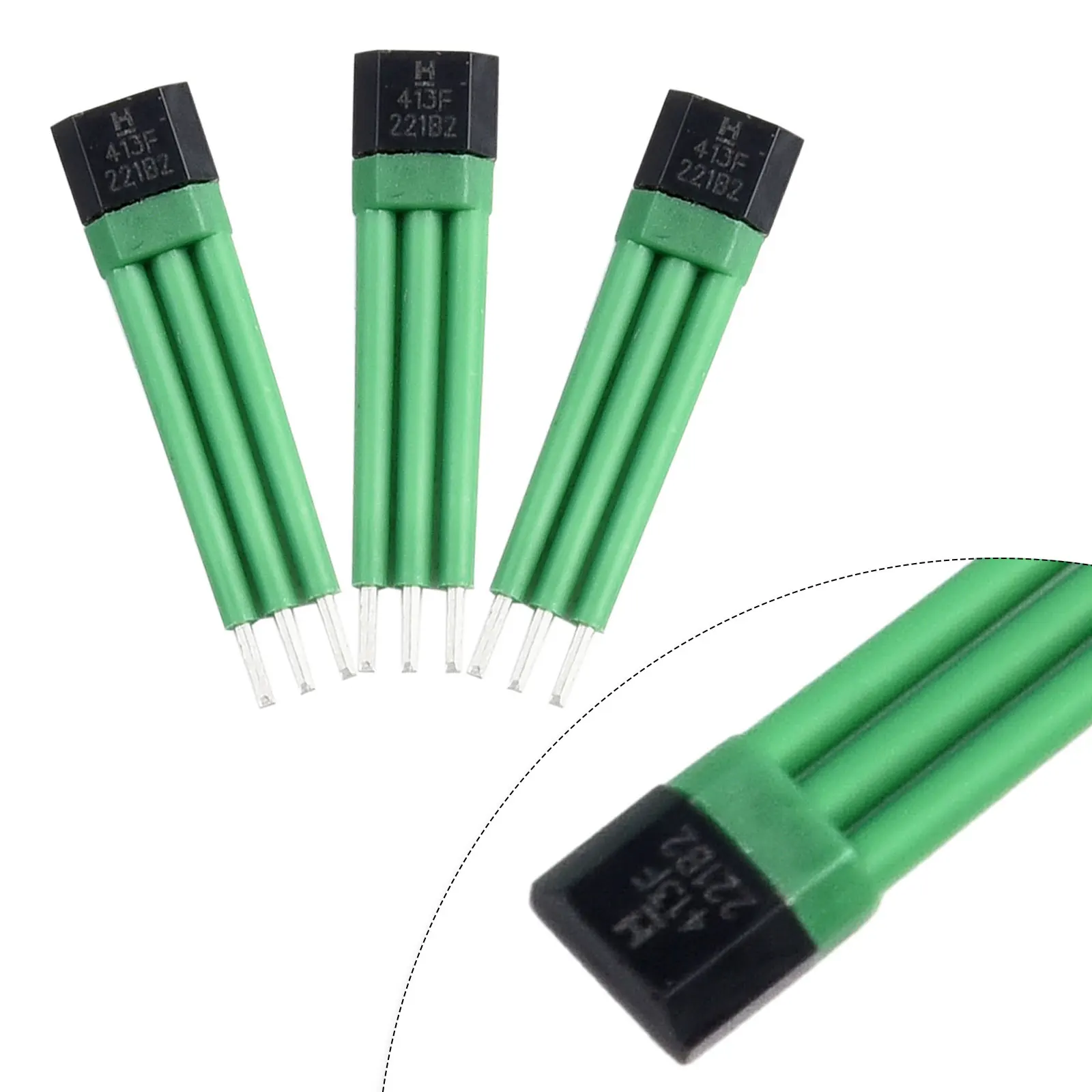 3PCS  Hall Cable ABS Green 413F Hall Sensor For E-bike Motor 1000-3000W Power Motor Electric Bicycle Outdoor E-bike Accessories