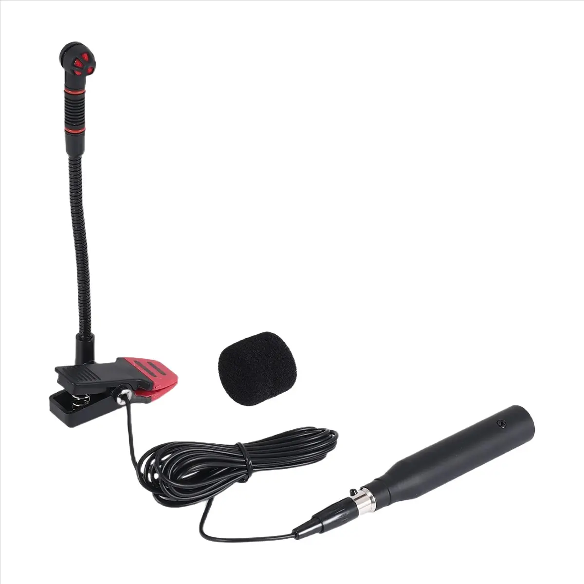 A72U  IM500 Clip-on Instrumental Condenser Microphone Gooseneck Mic for Orchestra Saxophone Trumpet Saxe view 3