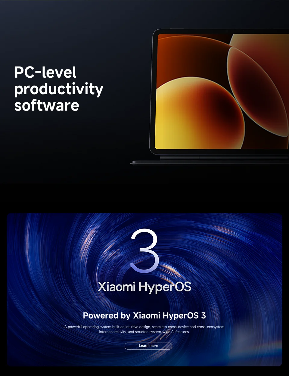 Xiaomi Pad 8 Pro Global Version 11.2' 3.2K 144Hz Display 8-core Snapdragon® 8 Elite 9200mAh 67W HyperCharge 50MP Rear Camera