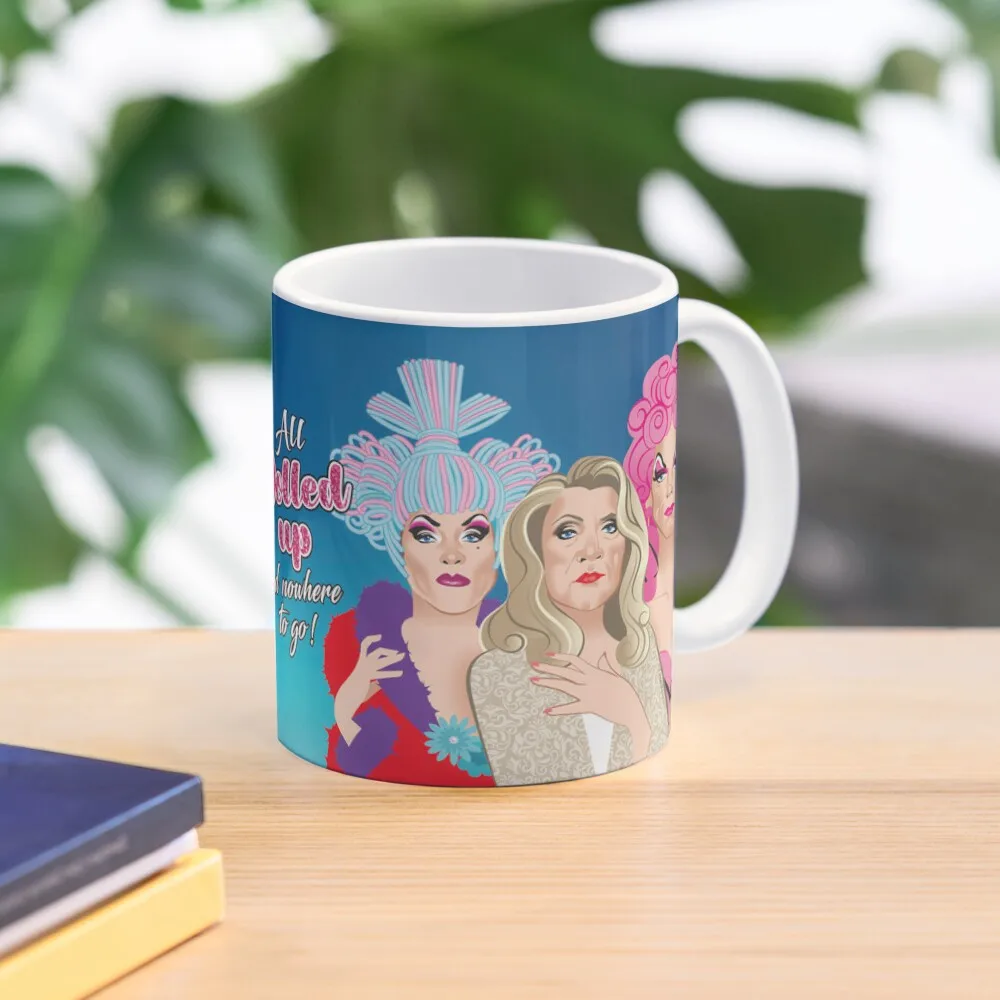 Dolled Up Queens Classic  Mug Coffee Cup Printed Design Gifts Simple Image Picture Drinkware Tea Photo Handle Round