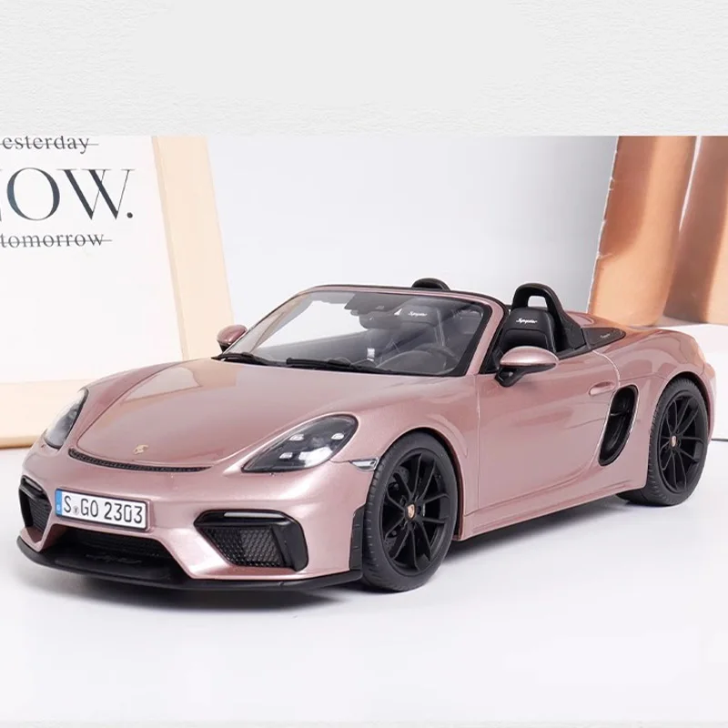 

Diecast 1:18 Scale 718 SPYDER Convertible Resin Static Car Model Decoration Souvenir Birthday Gift Collection