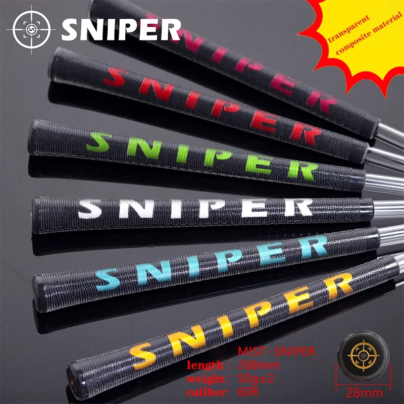 Sniper Golf Club Grips para hombres y mujeres, cristal deslumbrante, 2x2, hierros de Golf estándar, empuñaduras universales de madera, 12 colores.