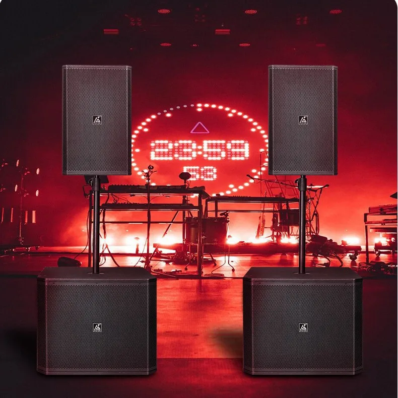 Professional Active Linear Array Sound Column Subwoofer Speaker 90V-230V China Origin Outdoor Stage Wedding Performance Sound