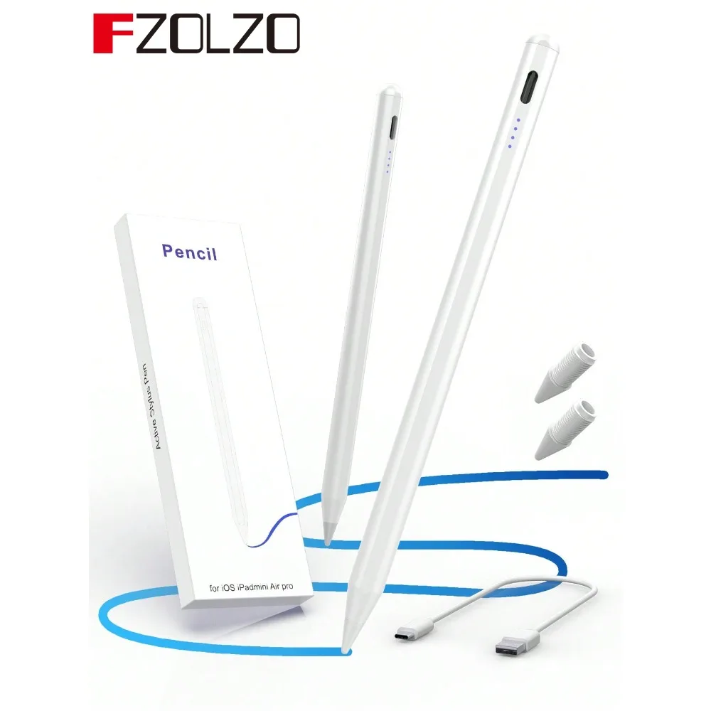Stylus Pen for iPad pencil  for iPad Accessories 2025 A16 10th 11th Gen Pro Air Mini Palm Rejection Power Display Stylus