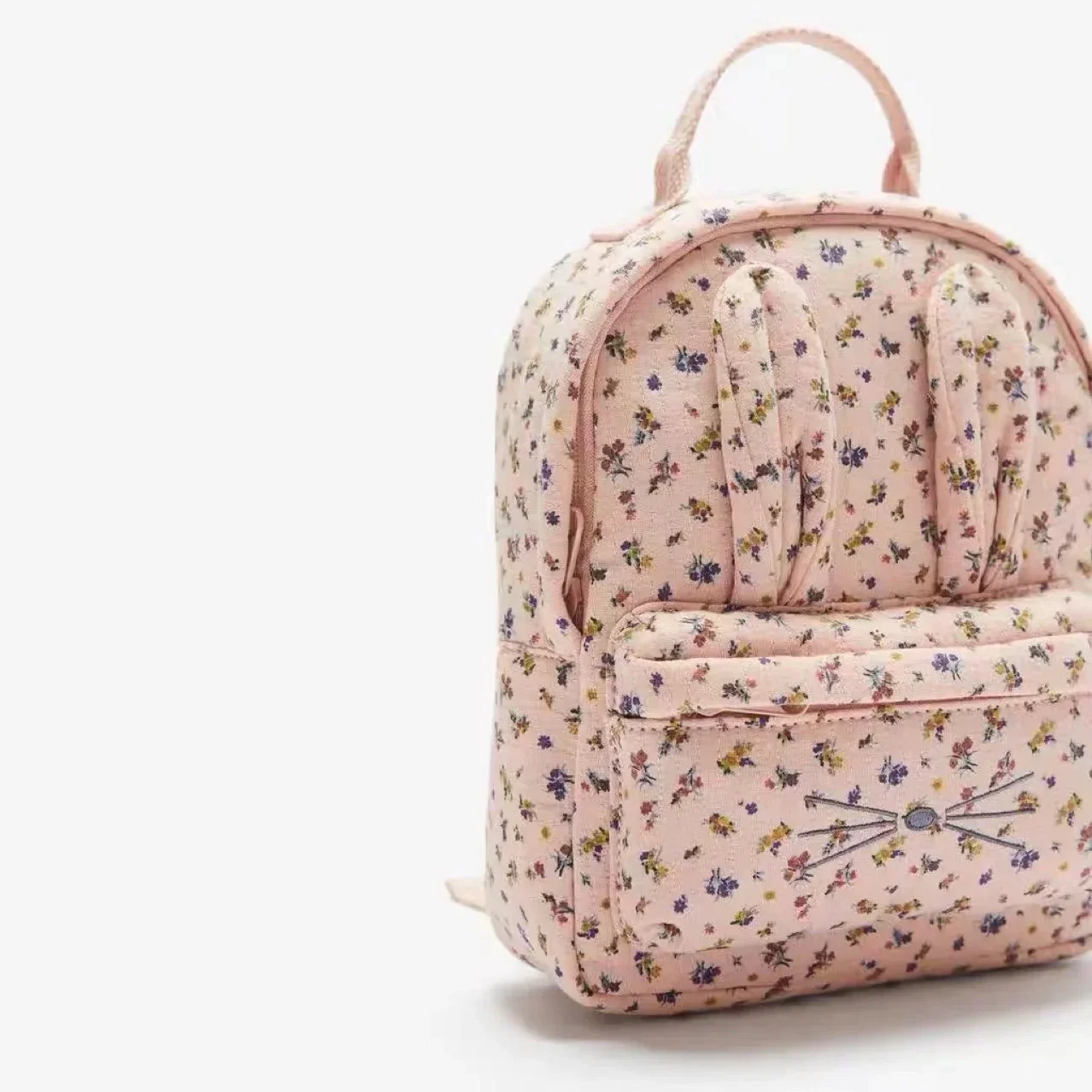 Mochila infantil bordada de desenho animado, mochila infantil com estampa floral para meninas e meninos, mochilas escolares para crianças