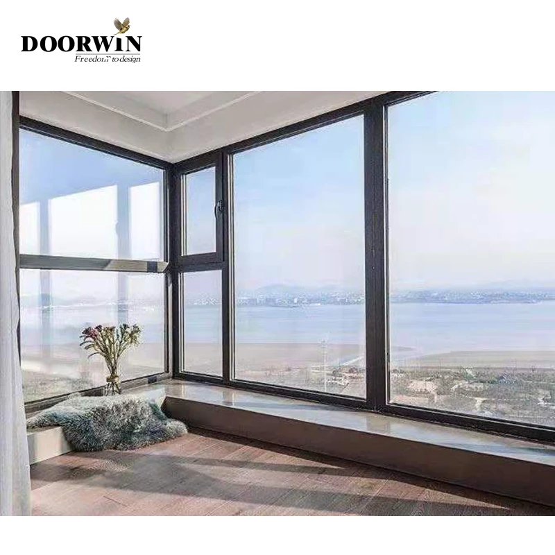 China Manufacturer Thermal Break Aluminium Low E Glass Double Glazed Advanced Technology White Aluminum Windows