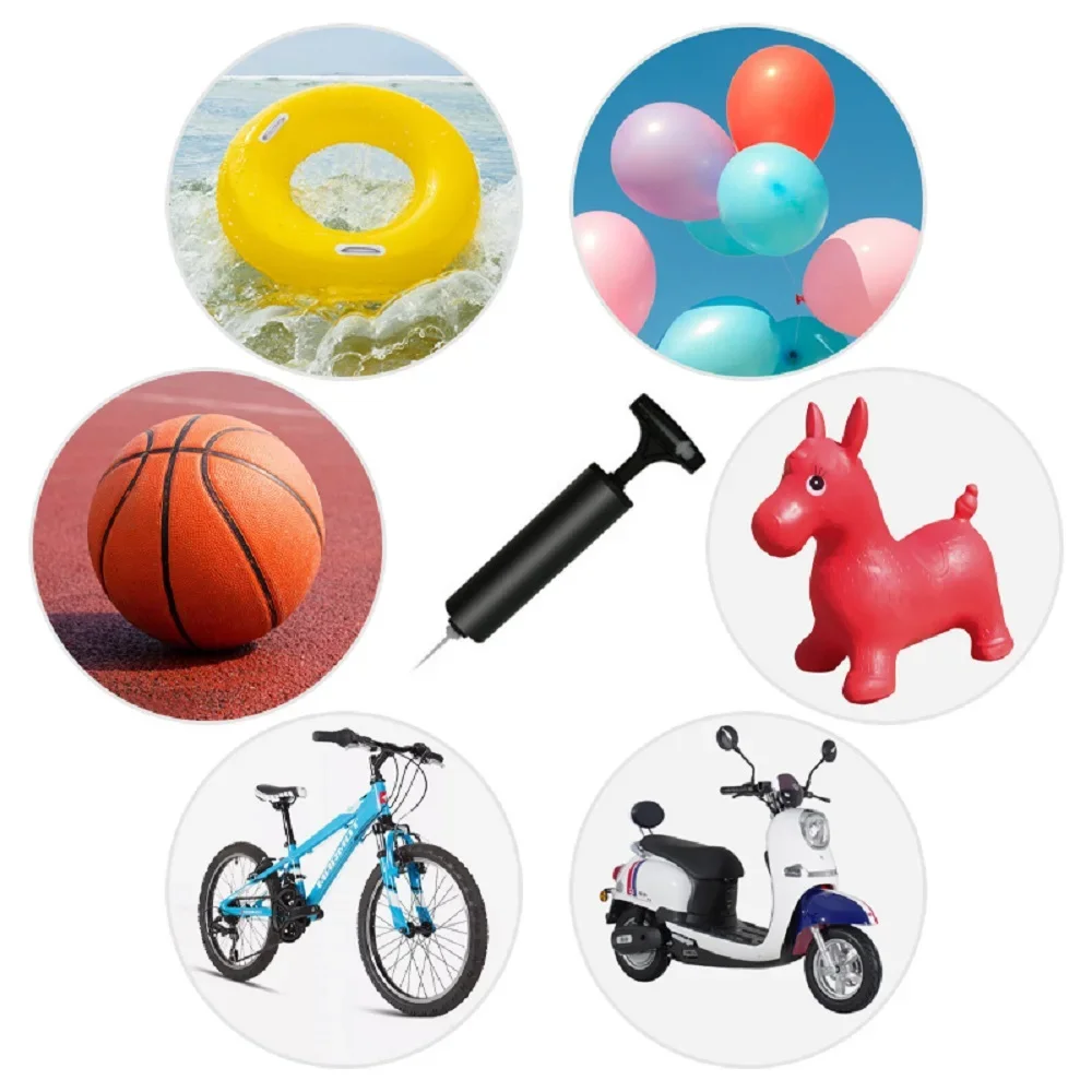 Home Inflatable Balloon Swimming Ring Pump Mini Portable Football Volleyball Basketball Pump