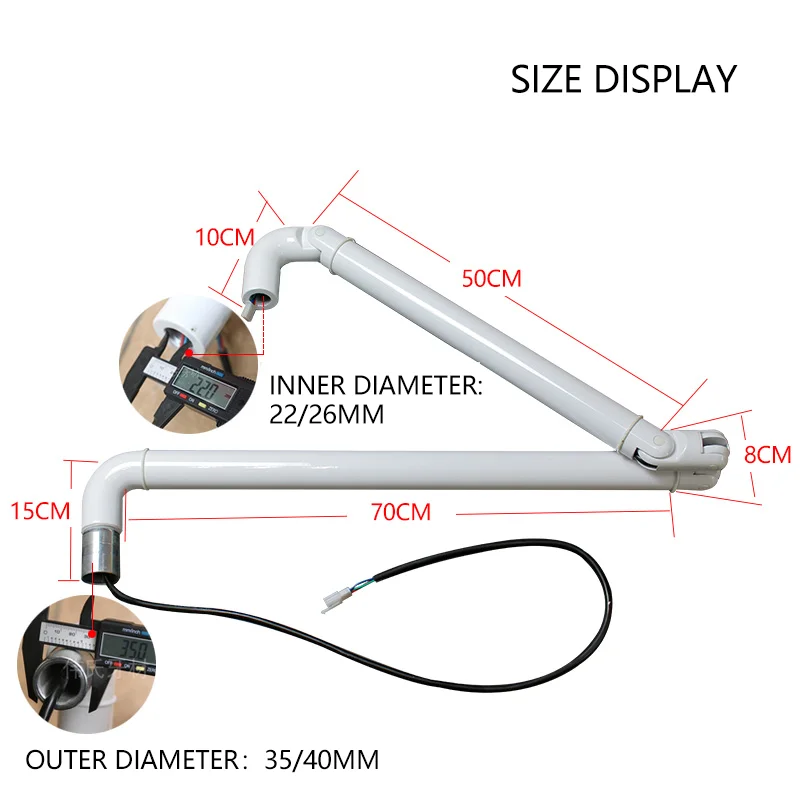 Dental Chair Arm Unit Parts Metal Steel Material Chair Accessories