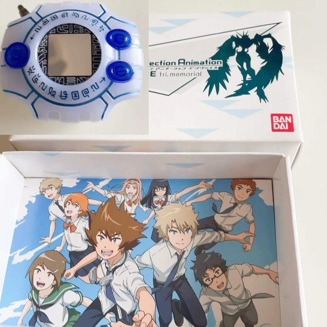 Original Bandai Digimon Adventure Csa Digivice Tri.Memorial Japanses Version Collection Decoration Model Kids Toy Christmas Gift