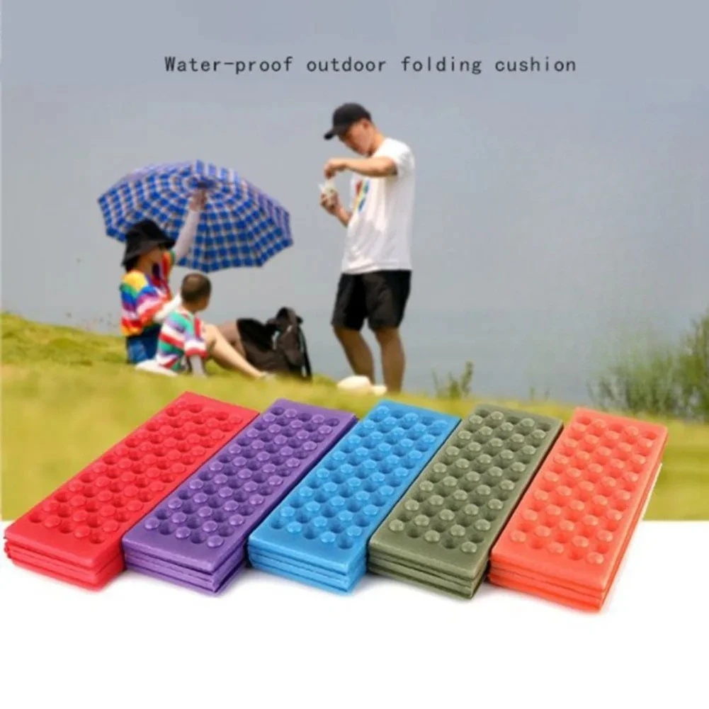 Outdoor Picknick Camping Matte Strand Feuchtigkeitsabweisende Faltbare XPE-Matte Wandern Tragbare Kleine Matten Eierkistenmuster Wasserdichte Unterlage