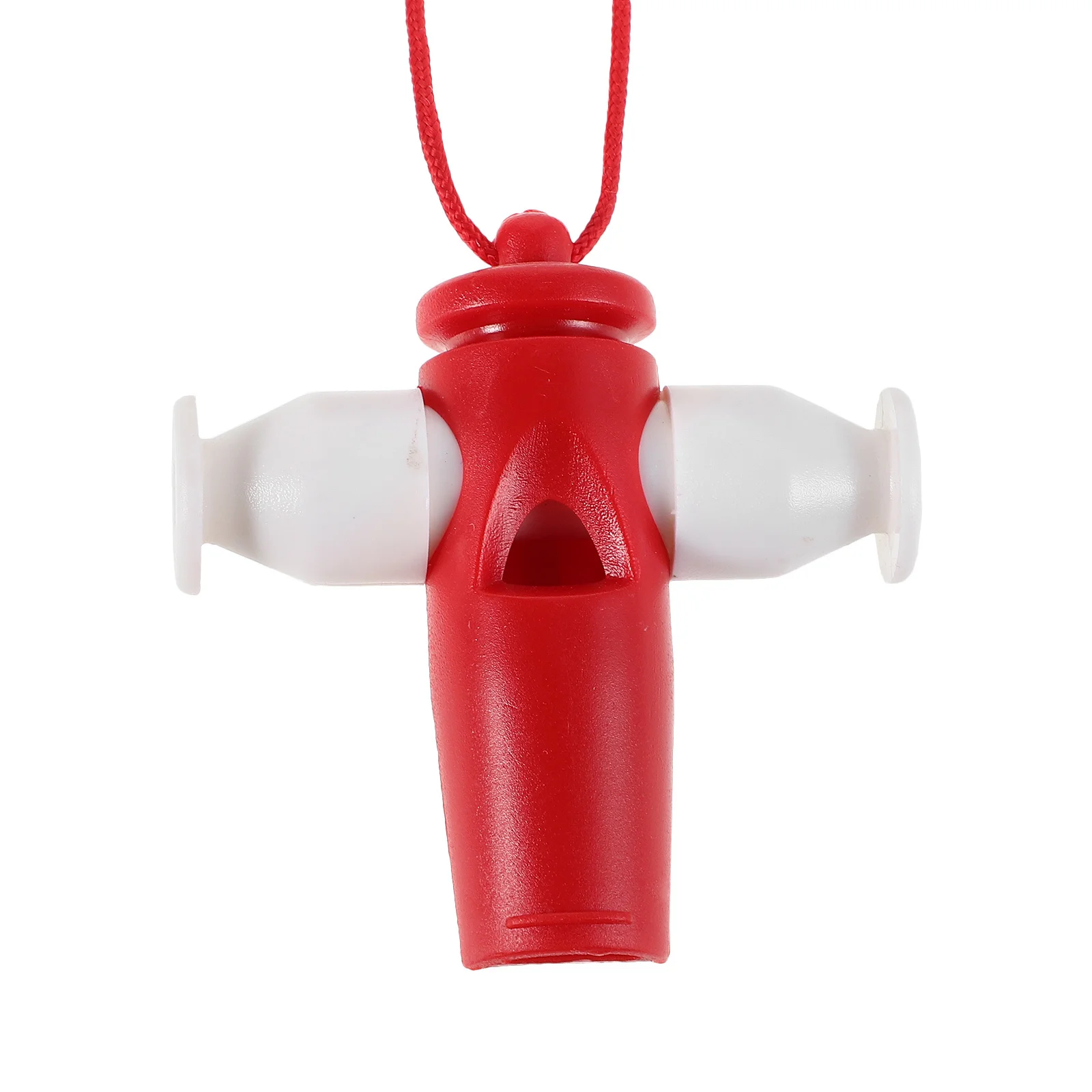 Silbato de Samba de plástico rojo para baile infantil, instrumento musical de jardín de infantes, silbatos de sonido de seguridad para profesores