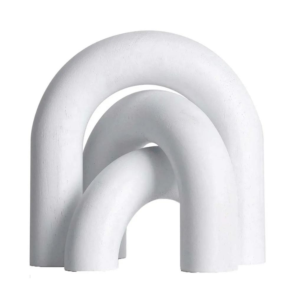 Durable Decorative Wood Arc Ornament Handmade Unique Arched Wooden Model Hand-carved Arch Craft Ornament Room