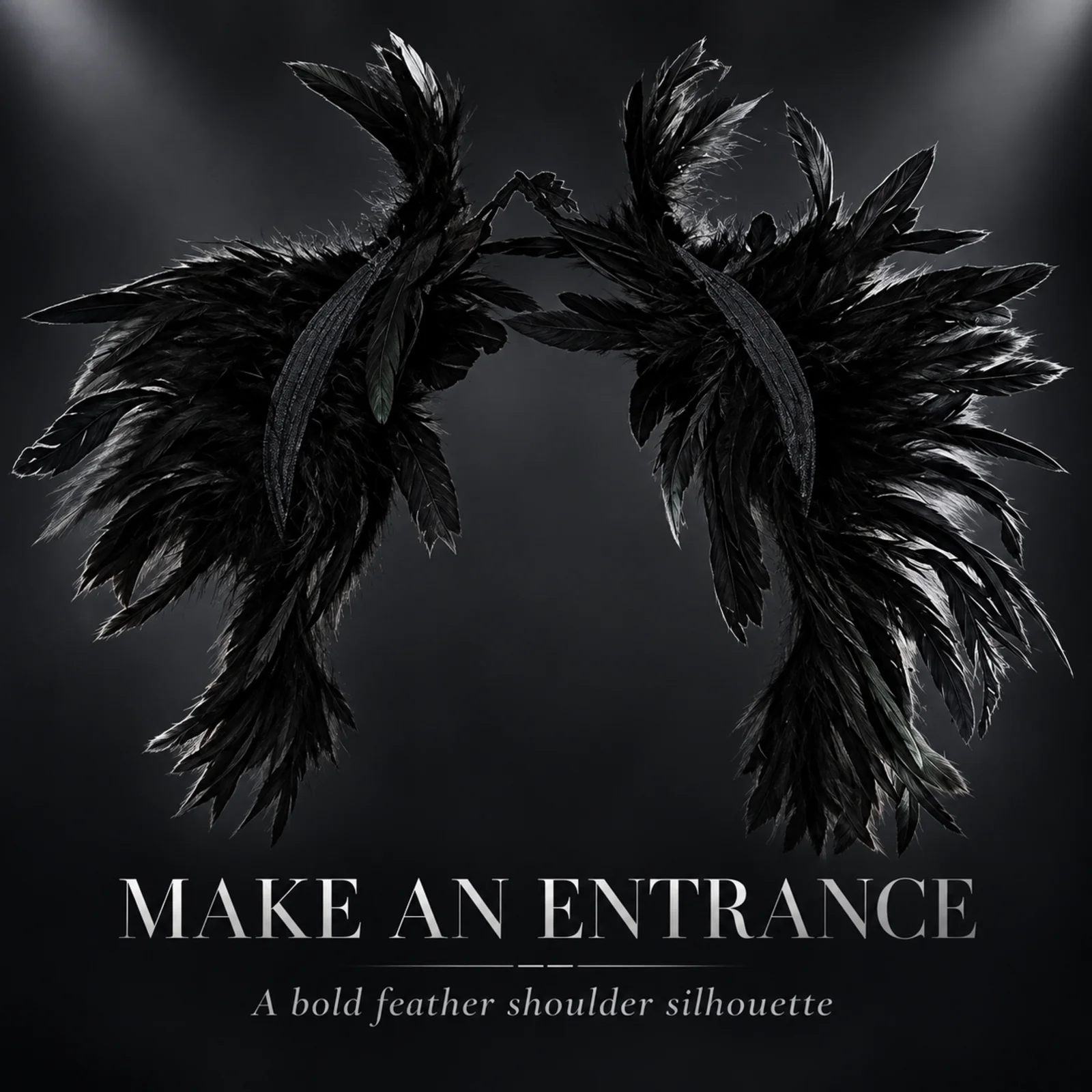 Feather Wings Cape Shoulder Shrug Gothic Feather Collar Shawl Carnival Stage Performance Halloween Cosplay Accessories Women