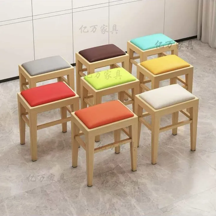 HYS soft bag square stool snail noodle burger snack bar restaurant Malatang fast food restaurant strong and durable commercial