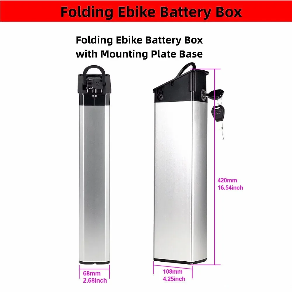 

Battery Case Mate X Mate City Folding Ebike Battery Box 48v 52v Foldable E-bike Battery Box Fat Bike Mountain Bike Battery Case