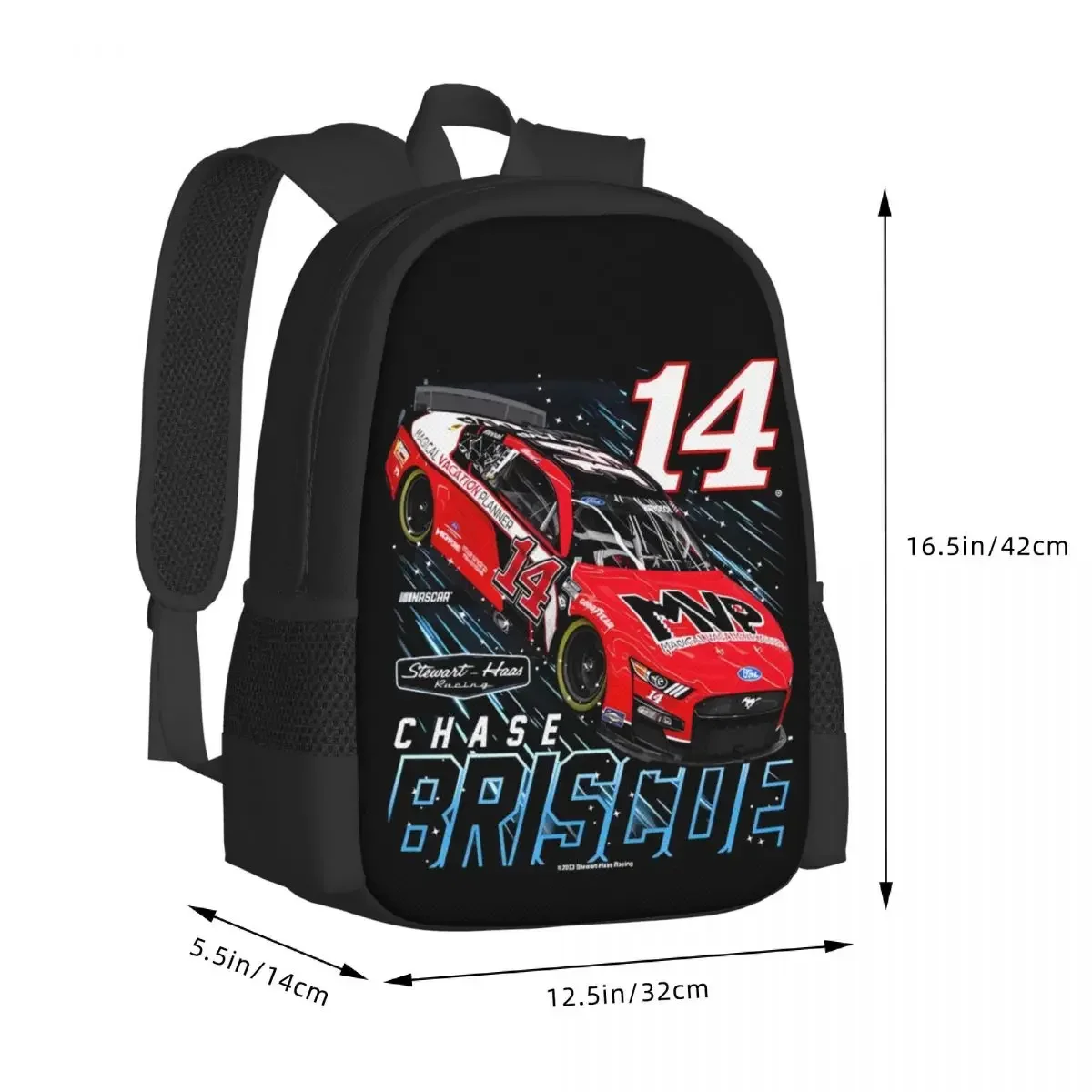 Chase Briscoe 14 Travel Laptop Backpack, Business College School กระเป๋าคอมพิวเตอร์ของขวัญสําหรับผู้ชายและผู้หญิง