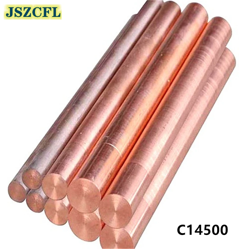 

1PC C14500 Tellurium Copper Rod Diameter 12mm for Parts With High Corrosion Resistance 100MM