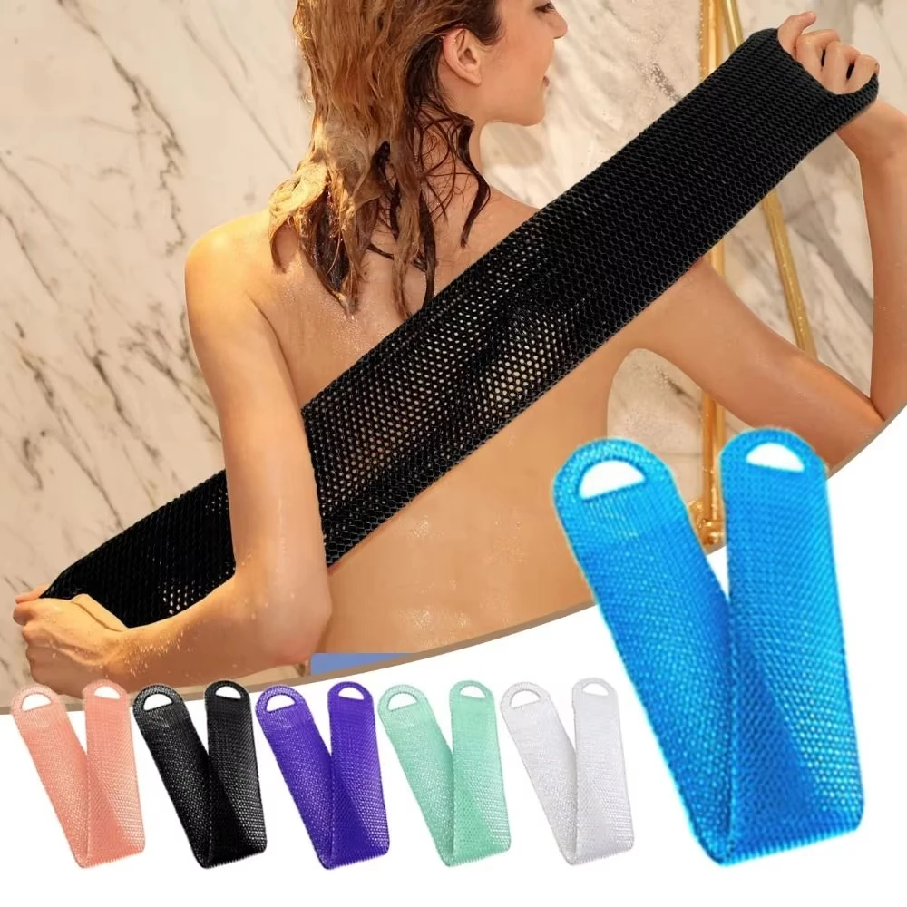New Honeycomb Unisex TPU Material Exfoliating Shower Glove Quick-Drying Body Scrubber Sponge for Enhanced Blood Circulation Soft