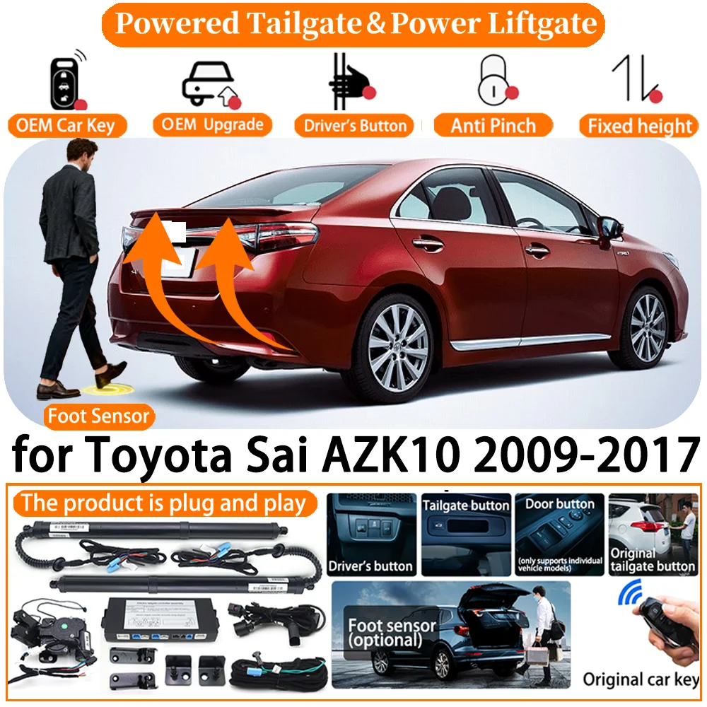 

Smart Powered Tailgate for Toyota Sai AZK10 2009-2017 Automatic Electric Power Tailgate Tail Gate Lift Rear Trunk Opener kit