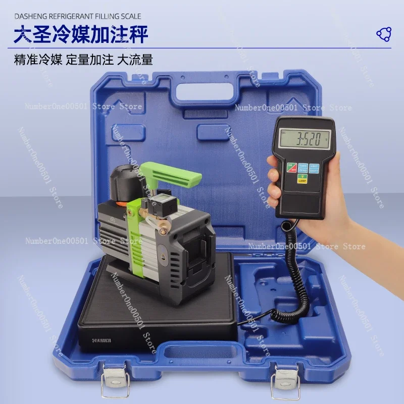 RCS-7040 air conditioner fluorine refrigerant recovery and filling electronic scale refrigerant snow quantitative weighing scale