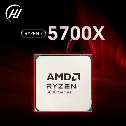 AMD Ryzen 7 5700X R7 5700X New 4.6GHz 8-Cores 16-Threads DDR4 7NM 65W L3=32M Socket AM4 Zen 3 CPU Processor but without cooler