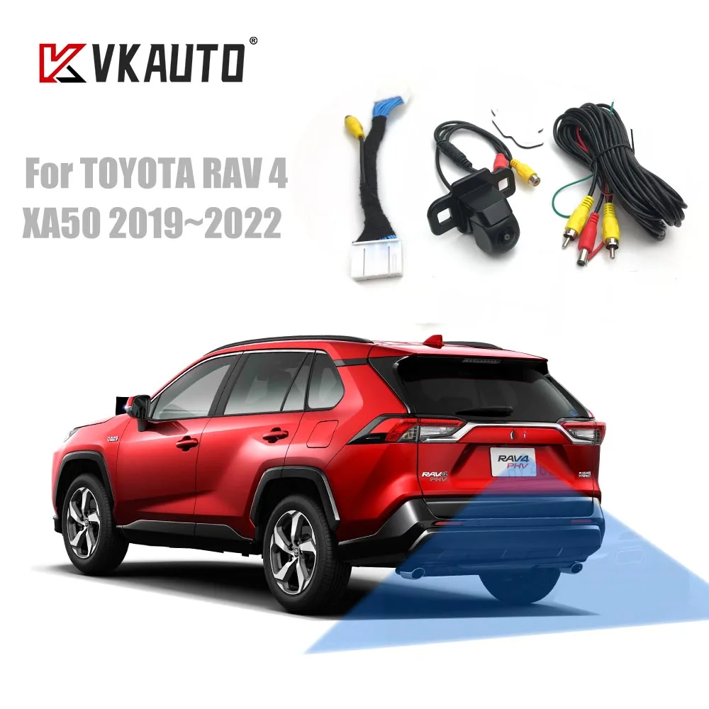 VKAUTO  For Toyota RAV4 RAV 4 XA50 2018~2024 CCD/Night Vision/Backup Reverse Parking Camera c30 adapter cable