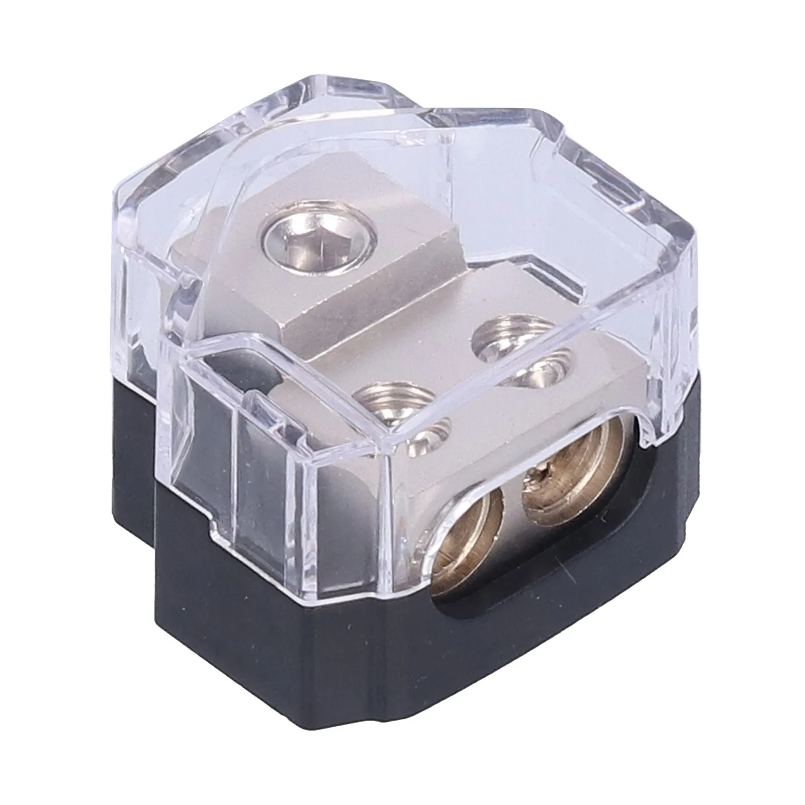 1 In 2 Out Power Distribution Block Fuse Holder 60A for Car Trucks Boats RVs