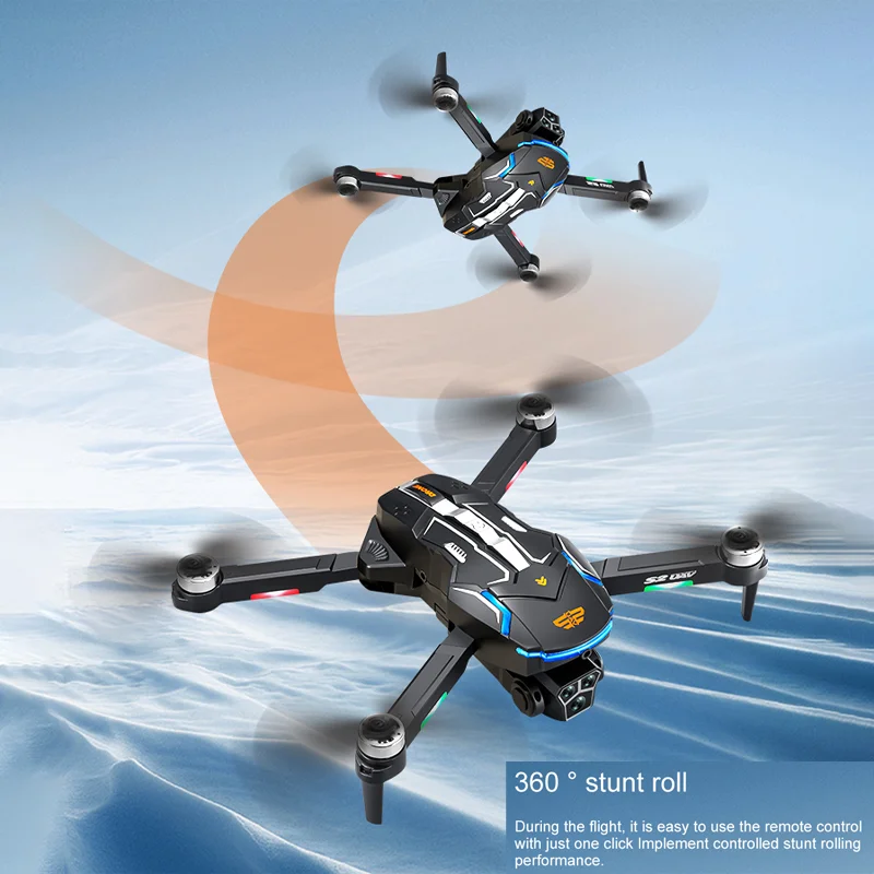 

2025 New S2 Drone 8k Professional Hd Dual Camera Obstacle Avoidance Foldable Quadcopter Drone With Screen Remote Control